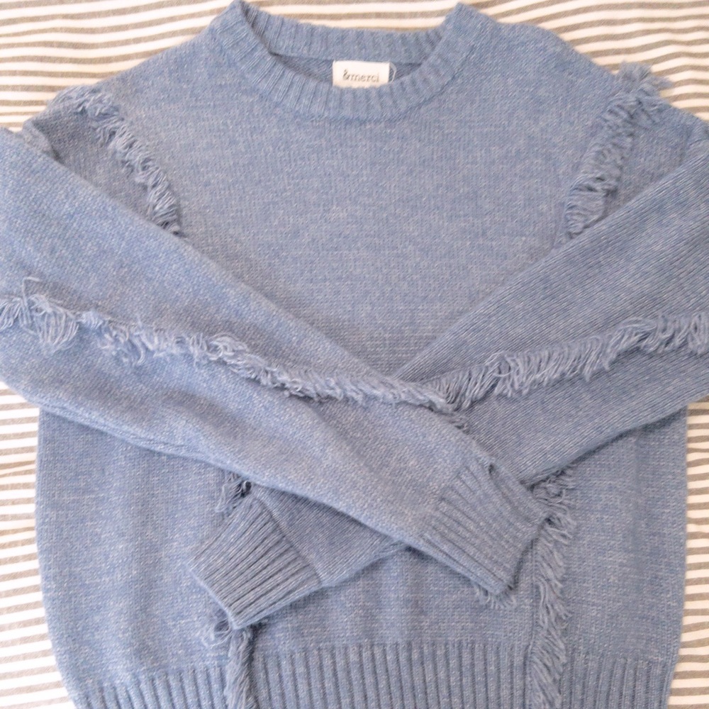 Blue Chunky Sweater